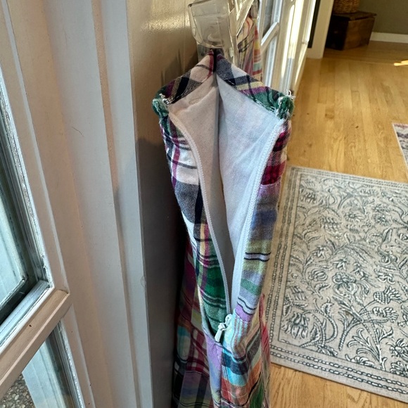 L.L. Bean Madras Plaid Skirt 14P - Picture 4 of 4